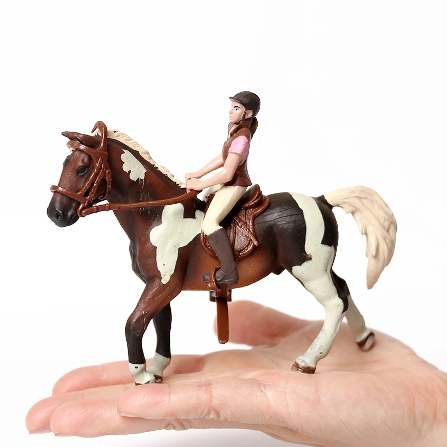 Horse Playset Animal Figurines - Equestrian Adventure Toy Set
