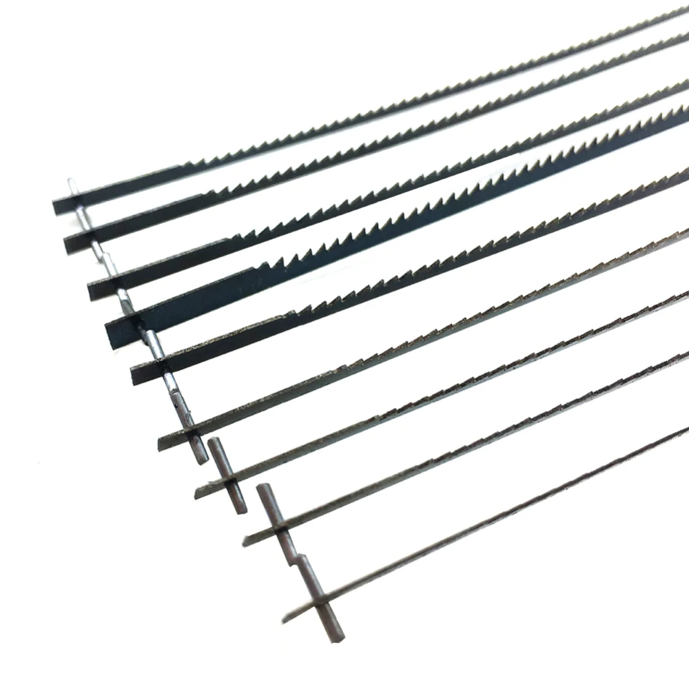 10 Lame Per Sega Da Traforo - 150mm, Acciaio Alto Carbonio, Per Legno, Plastica E Metalli Teneri