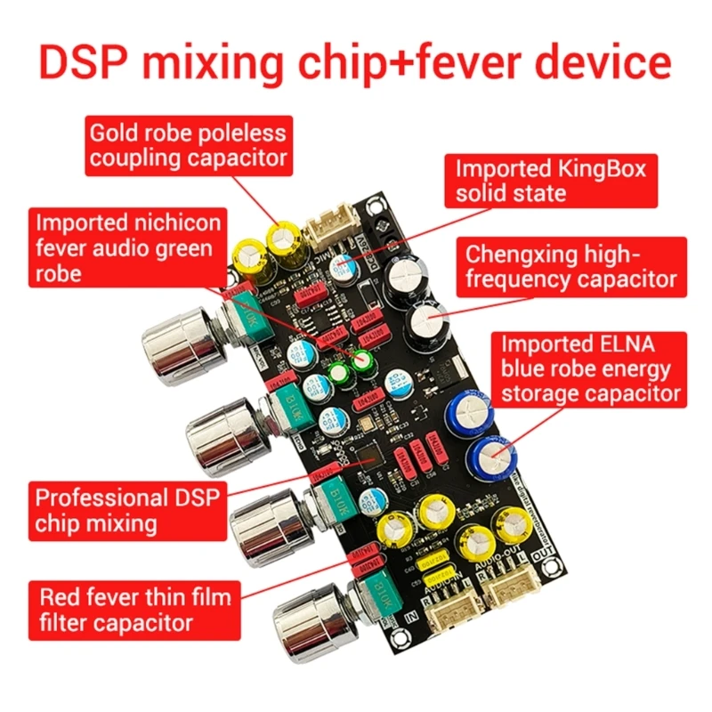 

Microphone Amplifier Board Microphone Reverberation Modules DC8V-26V