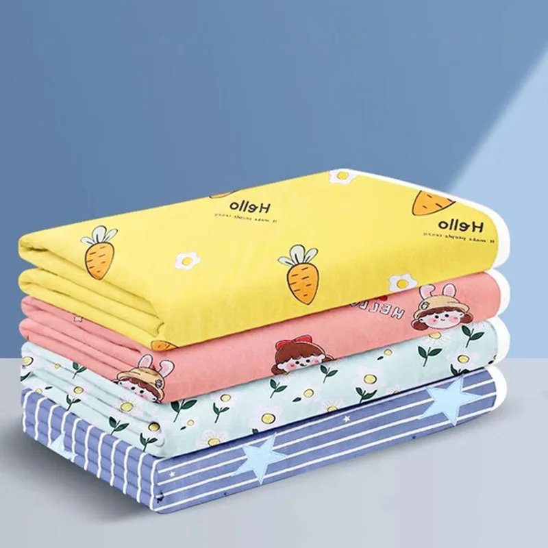 Reusable Baby Changing Mat Cover Diaper Mattress Bed Sheets for Newborn Baby Waterproof Portable Change Pad Table Floor Play Mat