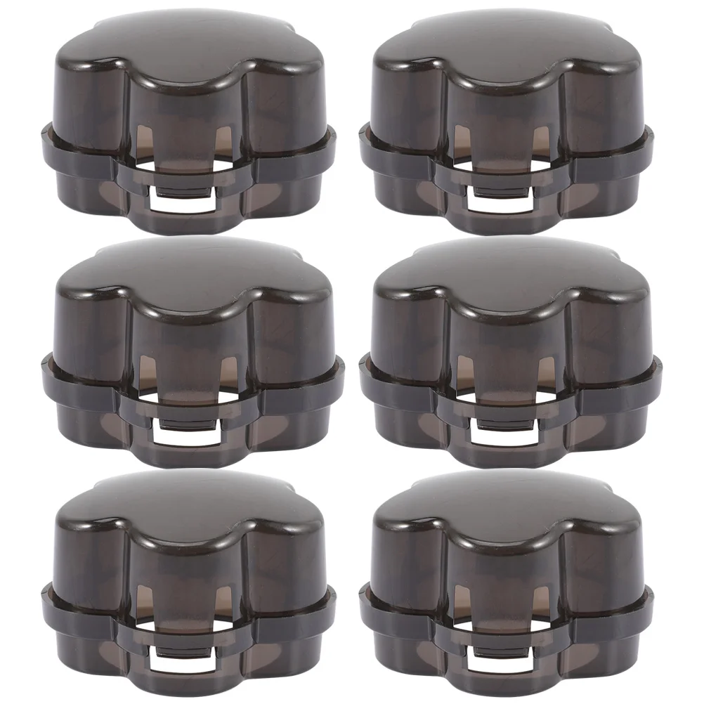6 Pcs Switch Cover Stove Knob Guard Protector Covers Oven for Child Safety Protection Gas Lock Burner Part Plastic Childproof