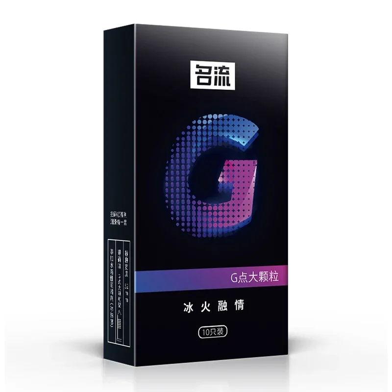 Condoms Sex Toys 10 Pcs / 3pcs Mingliu G spot Condoms Big Particle Stimulation G-point Penis Sleeve Delay Ejaculation Condones Contraception Men