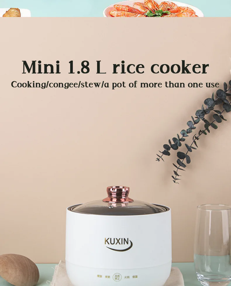 panela antiaderente para cozinhar, mingau e sopa, frigideira, 220V
