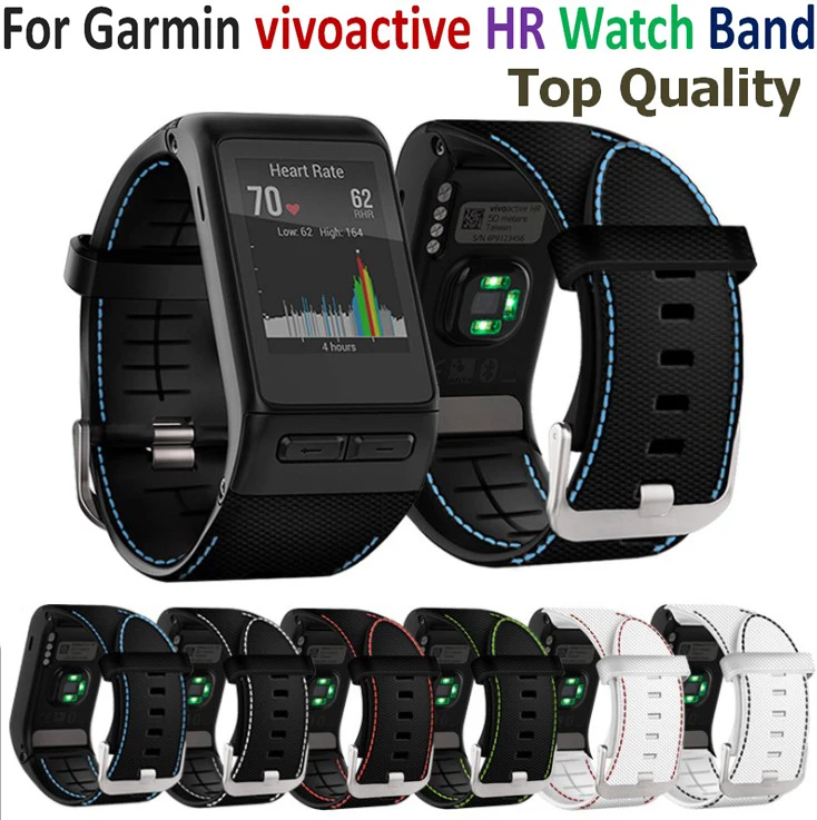 Replacement Watch Band For Garmin vivoactive HR Bracelet Silicone Wrist Watches bands for Garmin vivoactive HR Strap belt _ - AliExpress Mobile