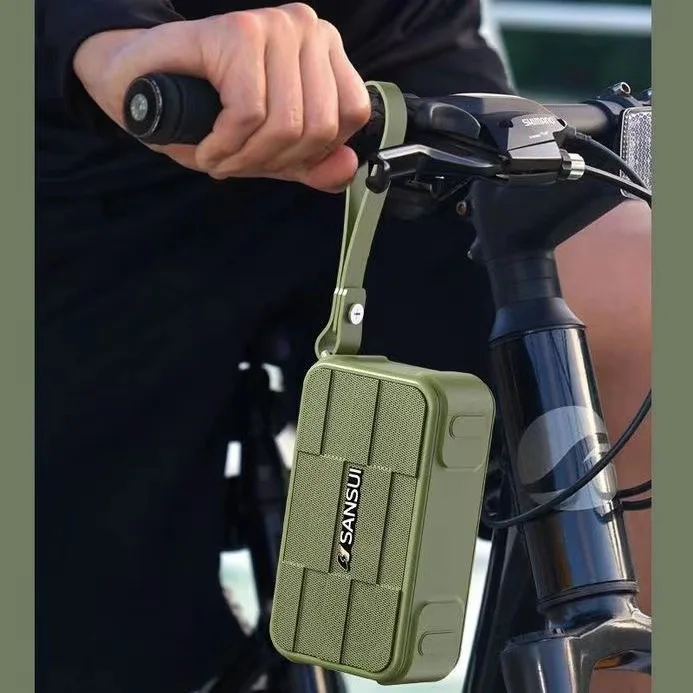 Sansui F29 Altoparlanti Bluetooth Wireless Portatili Radio Fm Subwoofer Hi-Fi Per Esterni Supporta L'Uscita Delle Cuffie Usb Drive Tf Card Aux