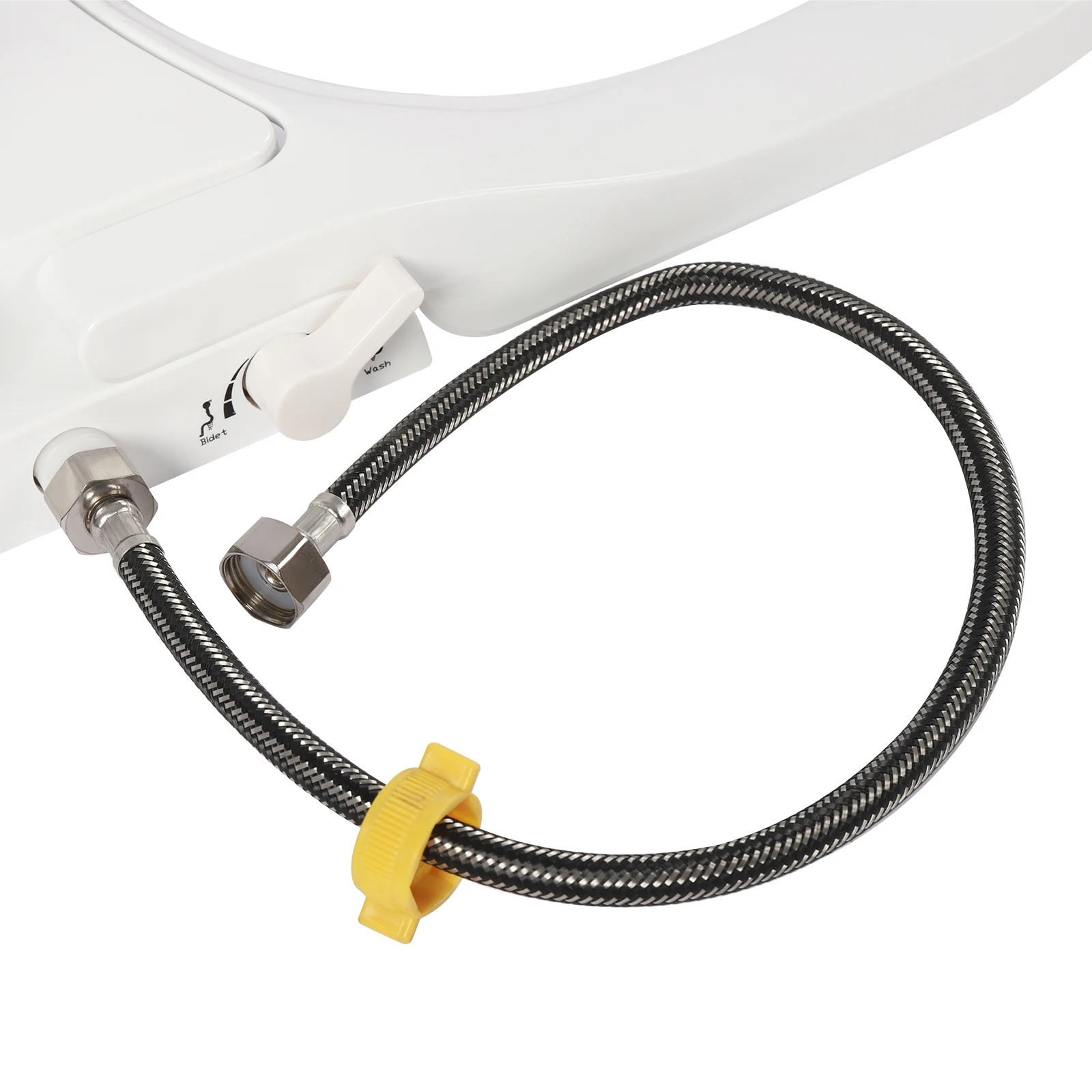 Non-Electric Bidet Toilet Seat, Dual Nozzle System