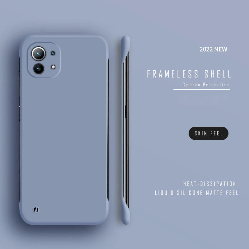 Custodia ultra sottile rigida per PC senza cornice per XIAOMI Mi 12 11 10 9 Lite SE 9T 10T 11T Pro Poco F3 Cover opaca_voghion.com