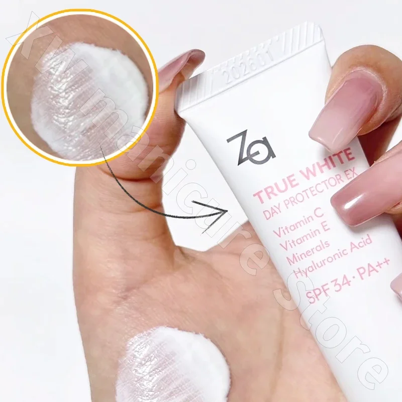 Za Isolation Cream Base Makeup Three-in-one Invisible Pores Brightening Skin Tone Moisturizing Concealing Sun Protection Effect
