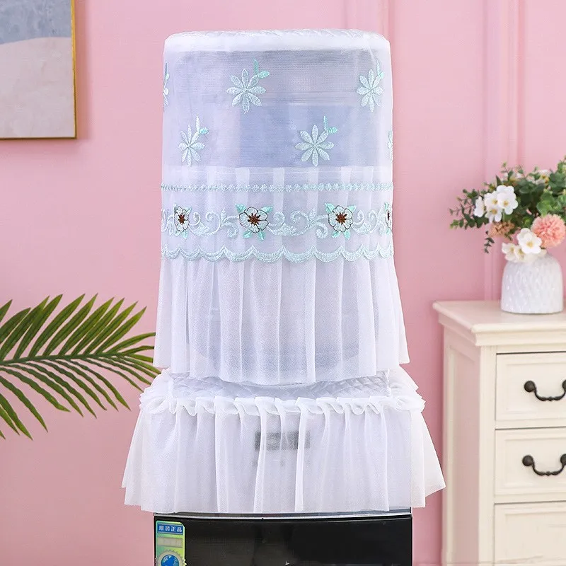 GoodTop 5 Gallon Water Dispenser Barrel Dust Cover Lace Fabric Reusable Water Dispenser Bottle Protective Covers for Home Office