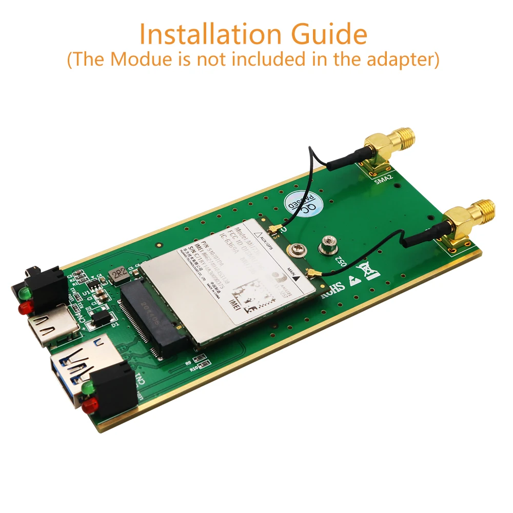 para cartão SIM, M.2 B Key, Adaptador