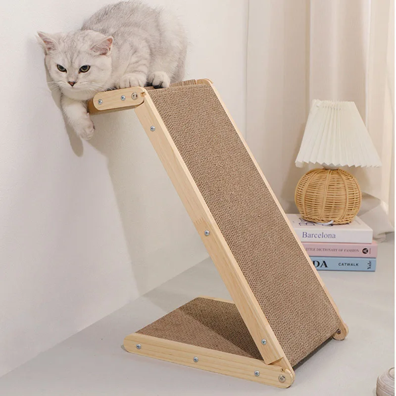 Vertical Scratcher Cat Wood Cat Scratch Board Vertical Scraper Cats