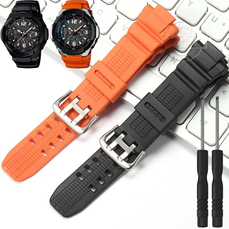 Silicone Rubber Strap Suitable for Casio GW-3000B 3500B 2500B 2000