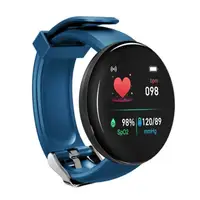 2022 New D18S  Colorful Touch Screen 3D Sport Watch Pedometer Smart Watch Fitness Heart Rate Monitor Women Clock Smartwatch 1