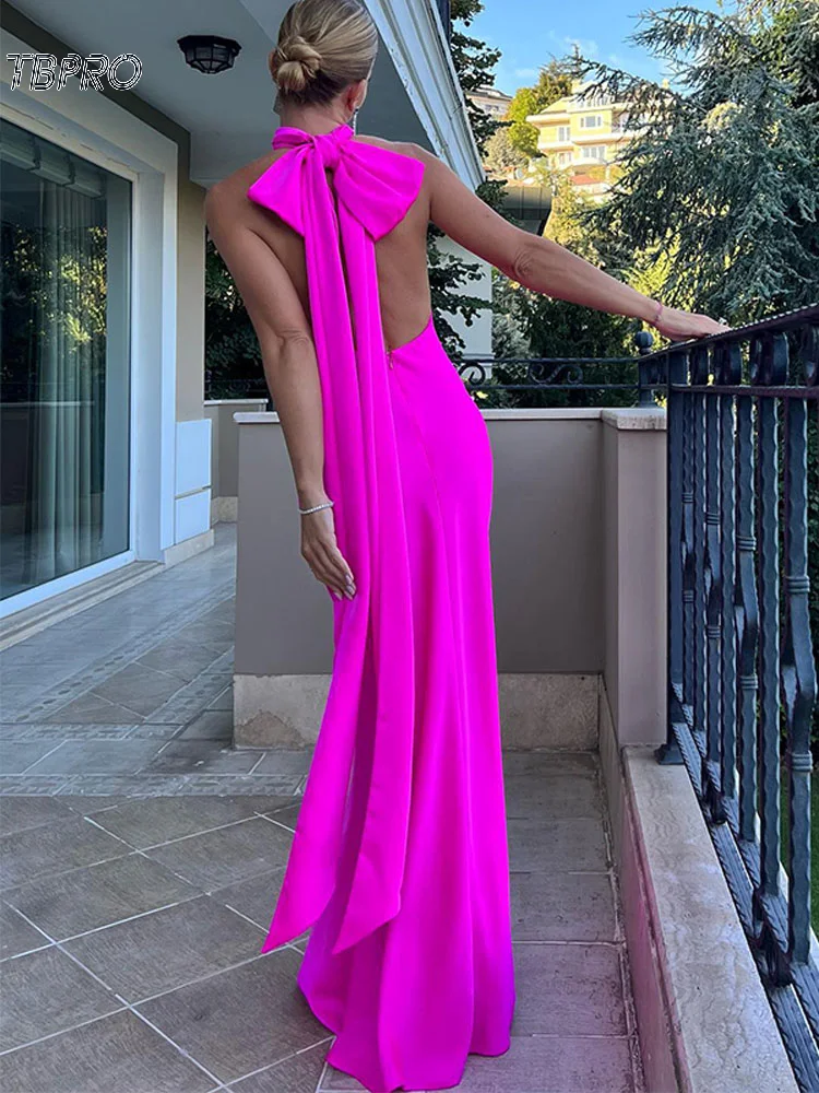 Robe Blanche Cocktail HomRain Robe D'été Pour Femme, Dos Nu, Dos Nu, Robe De Robe Longue Dos Nu