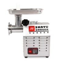ZK meat grinder 12 type 22 type minced meat dish desktop electric stainless steel mincing machine 1