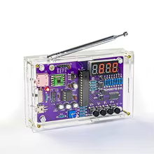 DIY FM Radio Electronic Kit 87-108MHz Adjustable Frequency Digital Display Soldering Project Practice Solder RDA5807S