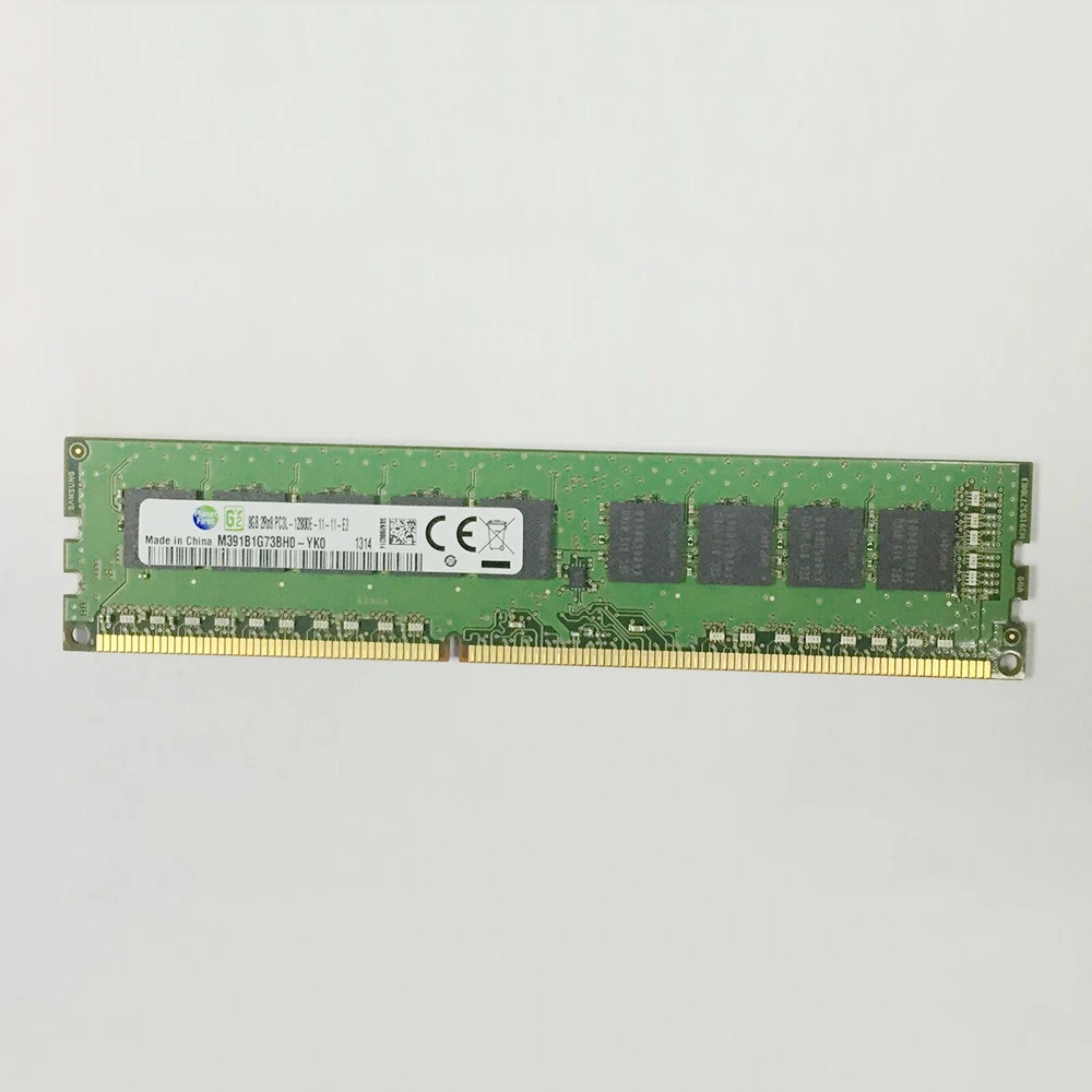 

1 pcs For IBM X3100 X3200 X3250 M3 M4 M5 Server Memory 8GB 8G DDR3L 1600 2RX8 UDIMM ECC RAM High Quality Fast Ship