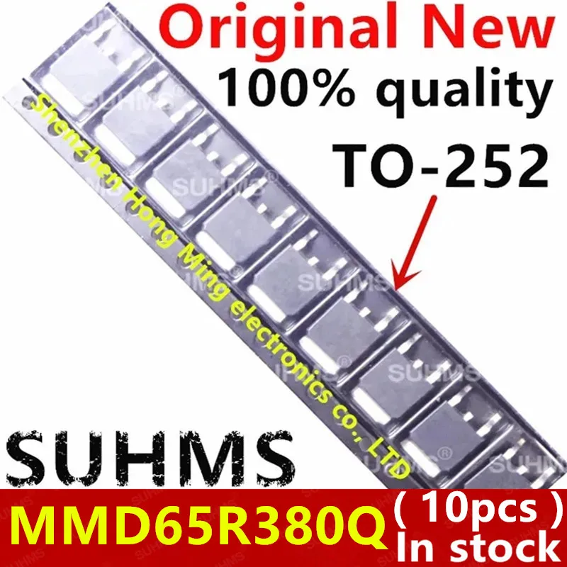 (10piece)100% New MMD65R380Q 65R380Q TO-252 Chipset electronic components original ic