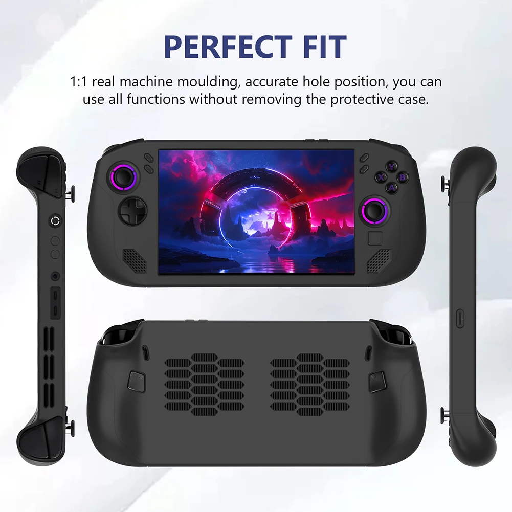 Soft Shell Protective Cover Shockproof Protector Case Anti-Scratch Silicone Case for Lenovo Legion Go S Handheld Game Consoles