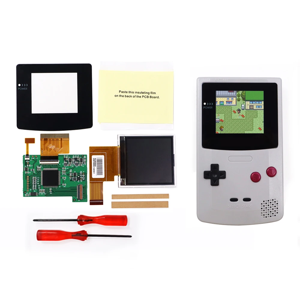etc interpersonel telt 2.2 inches High Light GBC LCD Backlight LCD Screen For GameBoy Color  Console For GBC Console With Shell Housing - AliExpress