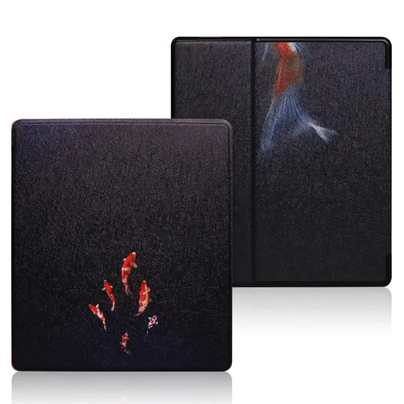 Premium PU Leather Auto Wake/Sleep Cover for Kindle Oasis (7-inch)