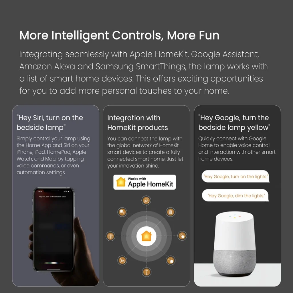 Yeelight LED Smart Lamp D2 Color Ambiance Table Night Light Smart 