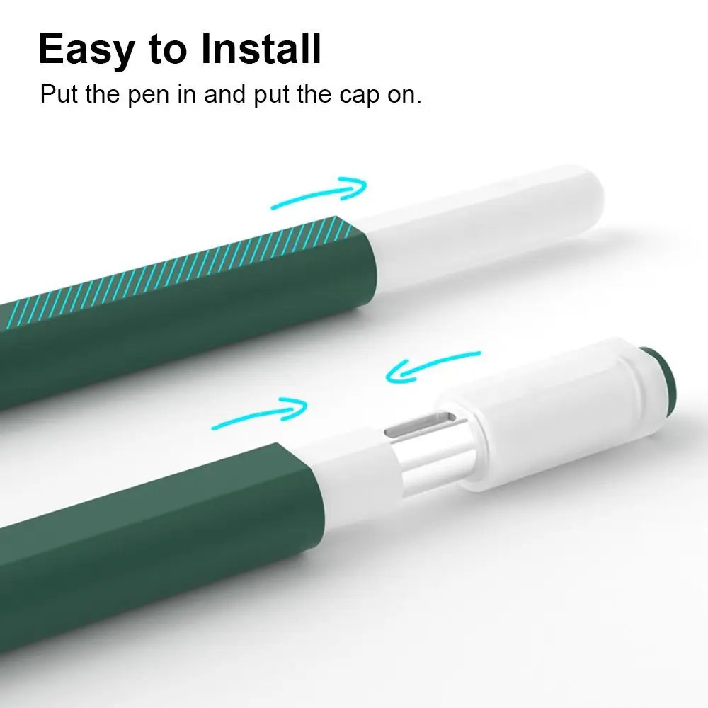 Shockproof Silicone Protective Sleeve for Touch Pen - Ergonomic Grip Cover