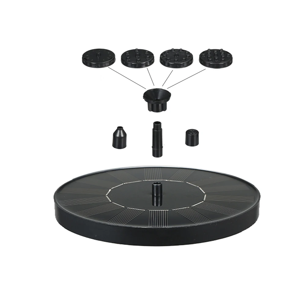 Solar Powered Outdoor Fountain Pump for Garden Pond Bird Bath
