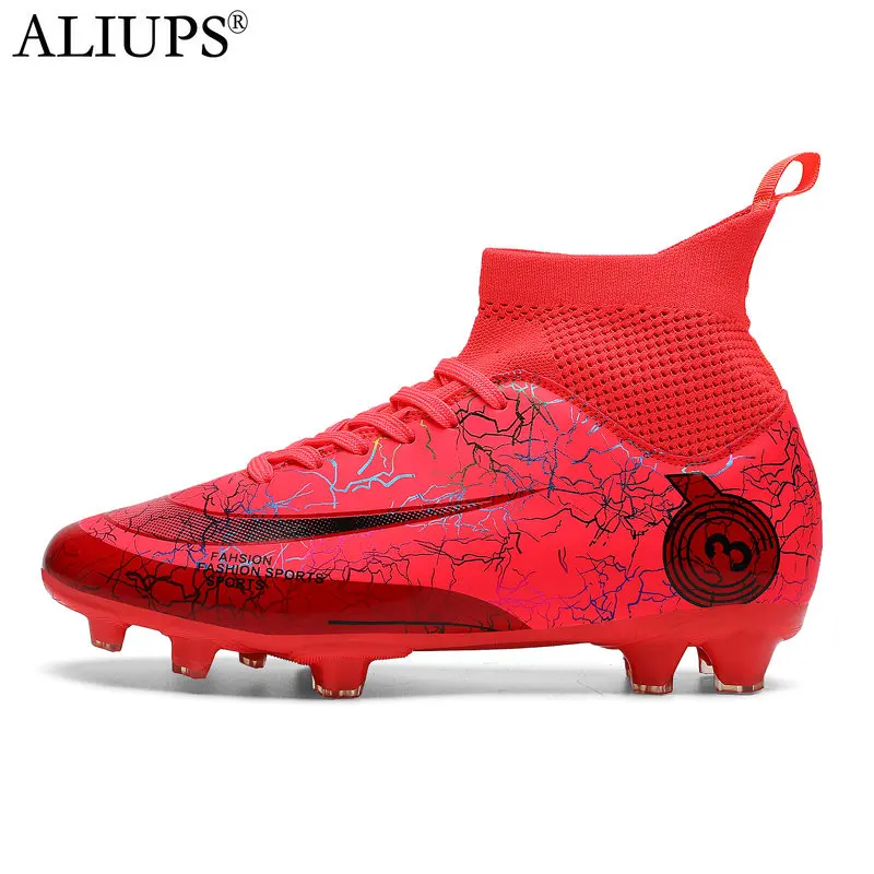 ALIUPS Size 31-45 Original Soccer Shoes Sneakers Cleats Professional Football Boots Men Kids Futsal Football Shoes for Boys Girl