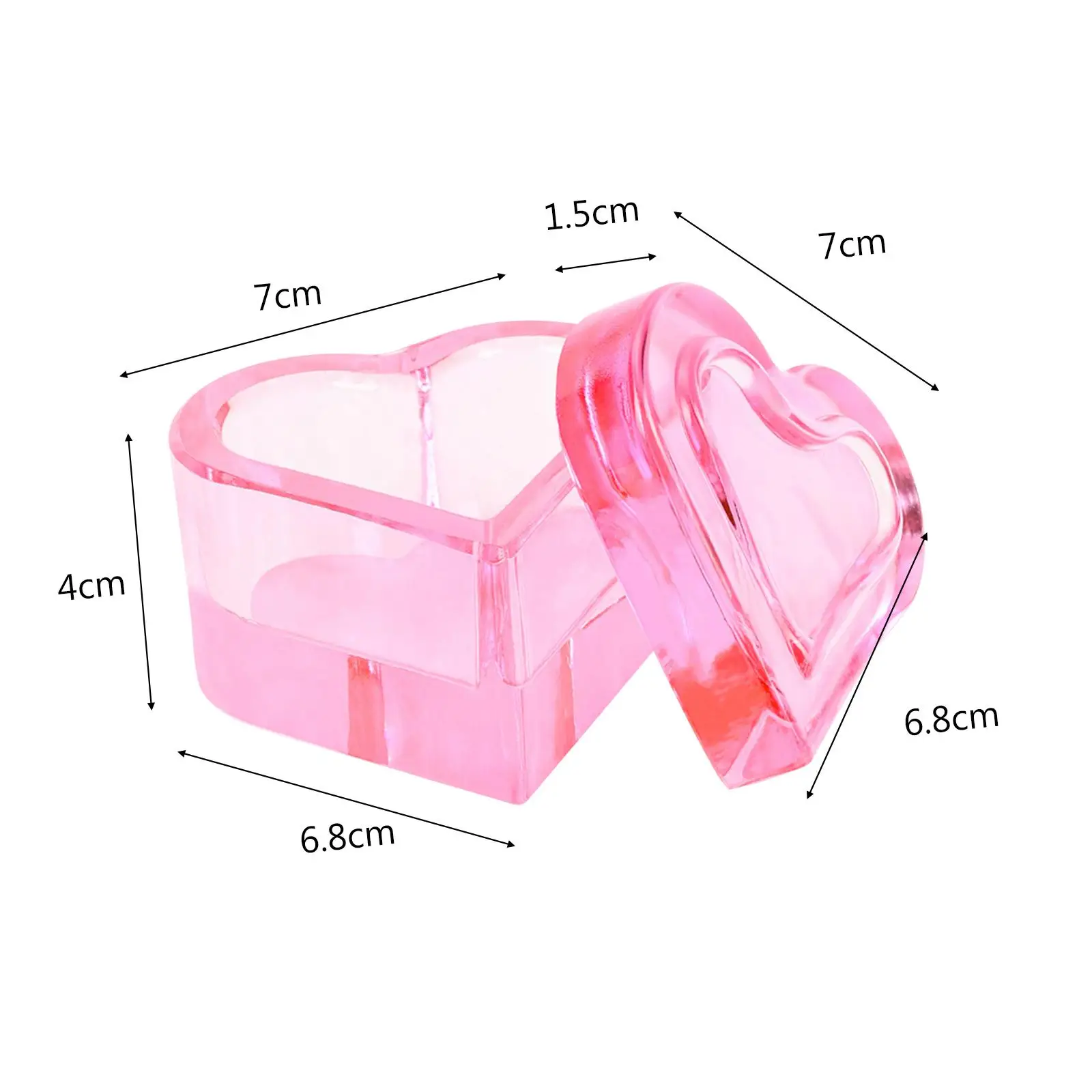 Nail Art Dappen Dish with Lid Manicure Tools Thickened Cup Body Styling Tool for Professional Home Use Jewelry Storage Box 6