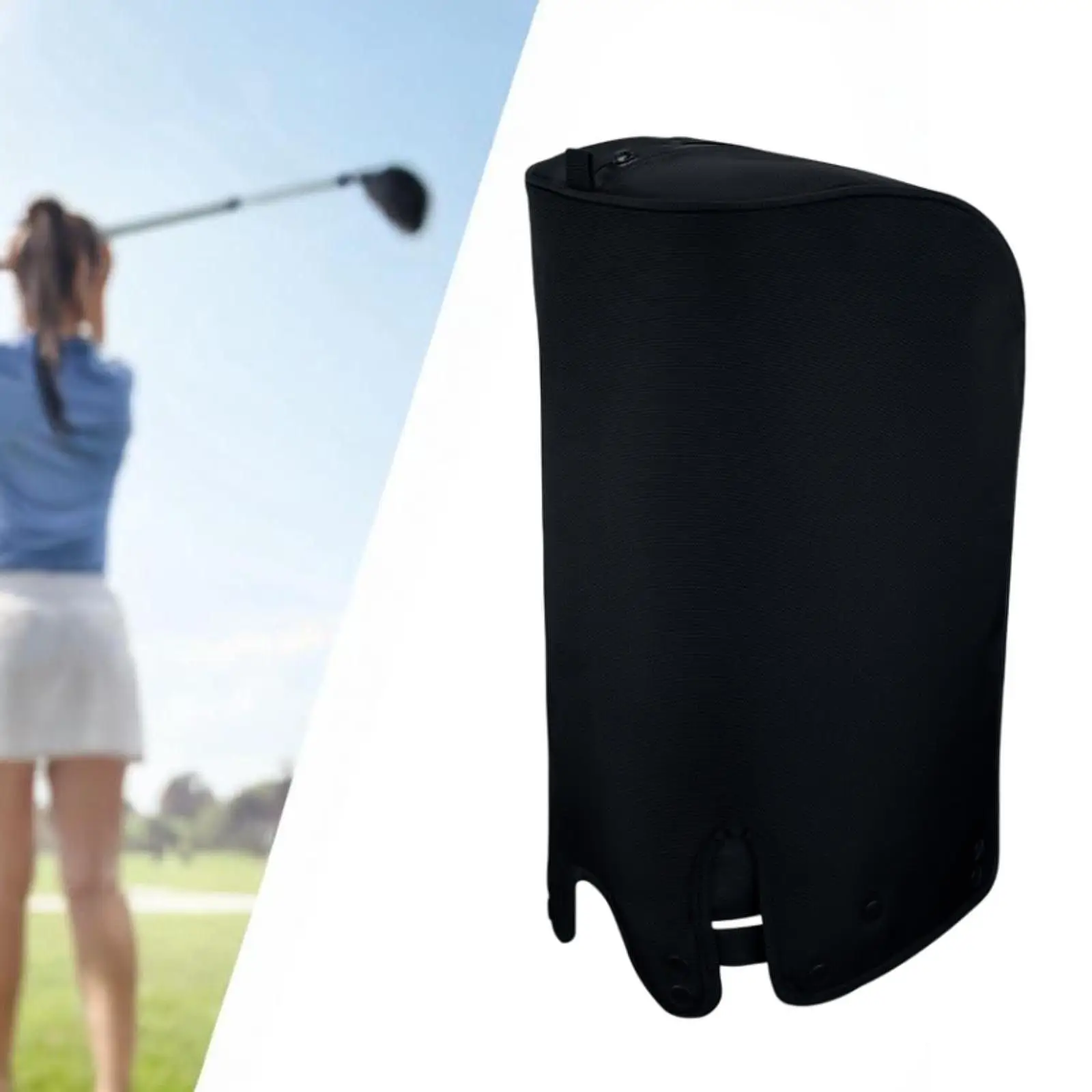 Golf Travel Bag Cover Sturdy Water Resistant Lightweight Padded Cover for Outdoor Driving Range Travel Men Women Golf Supplies