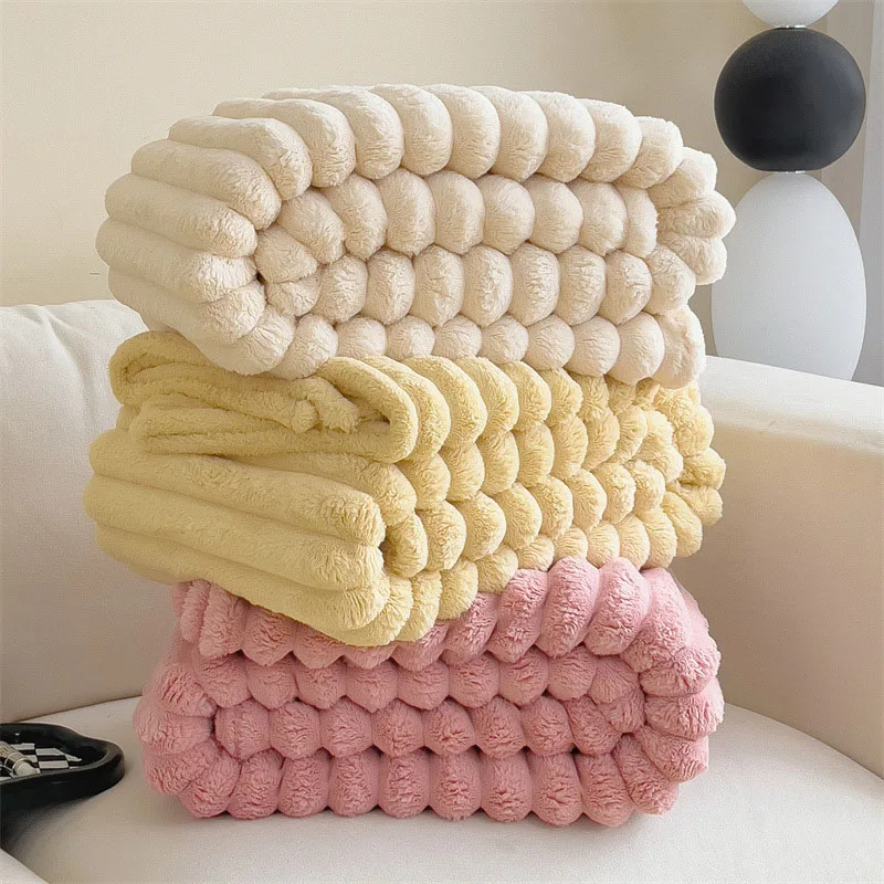 

Imitation Rabbit Plush Blanket for Bed Winter Warm Sofa Bed Blanket Throw Winter Sheet Bed Cover Double Queen King Bed Bedspread