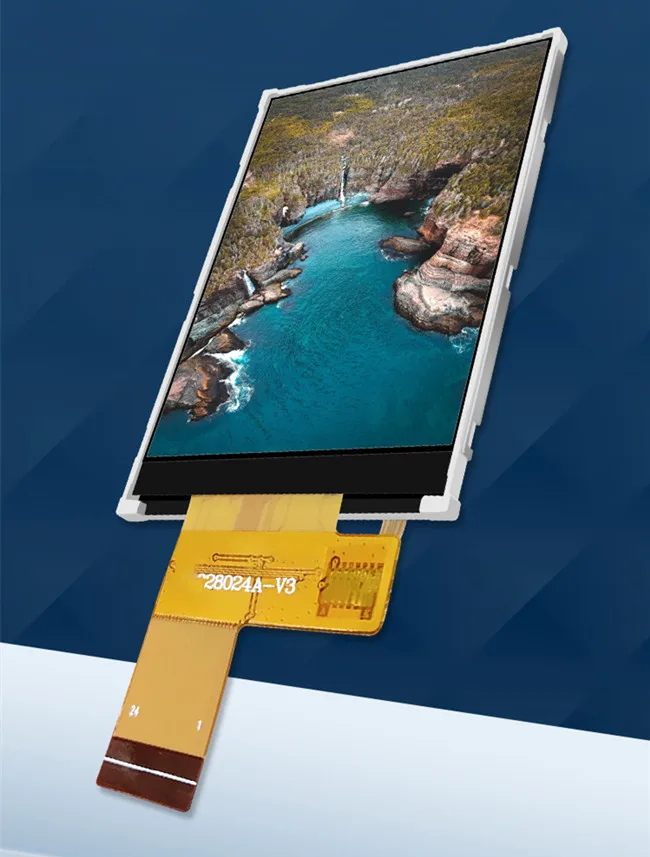 2.4 inch 24PIN TFT LCD Color Screen ST7789 ILI9341 Drive IC MCU 8/16Bit Interface 240(RGB)*320