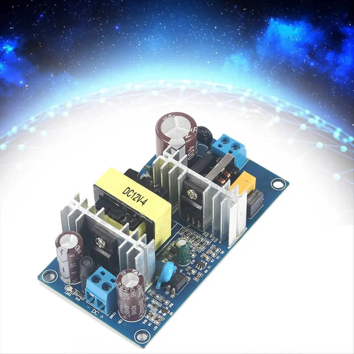 (ABGQ) DC 12V4A 스위칭 전원 공급 장치 모듈 100W 전원 공급 장치 베어 보드 AC85-265V - 전원 공급 장치 보드 모듈