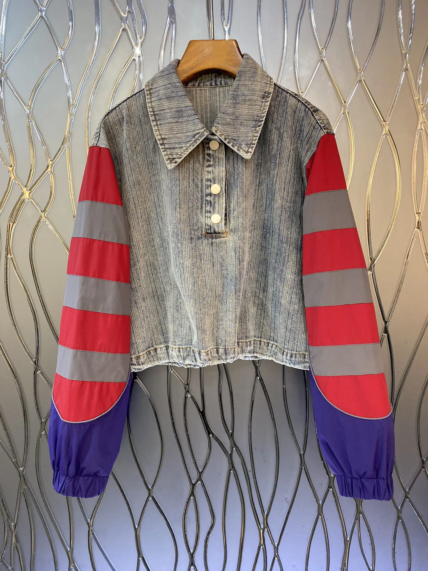 

2023 Autumn/Winter Fashion New Women's Clothing Patchwork top 0912