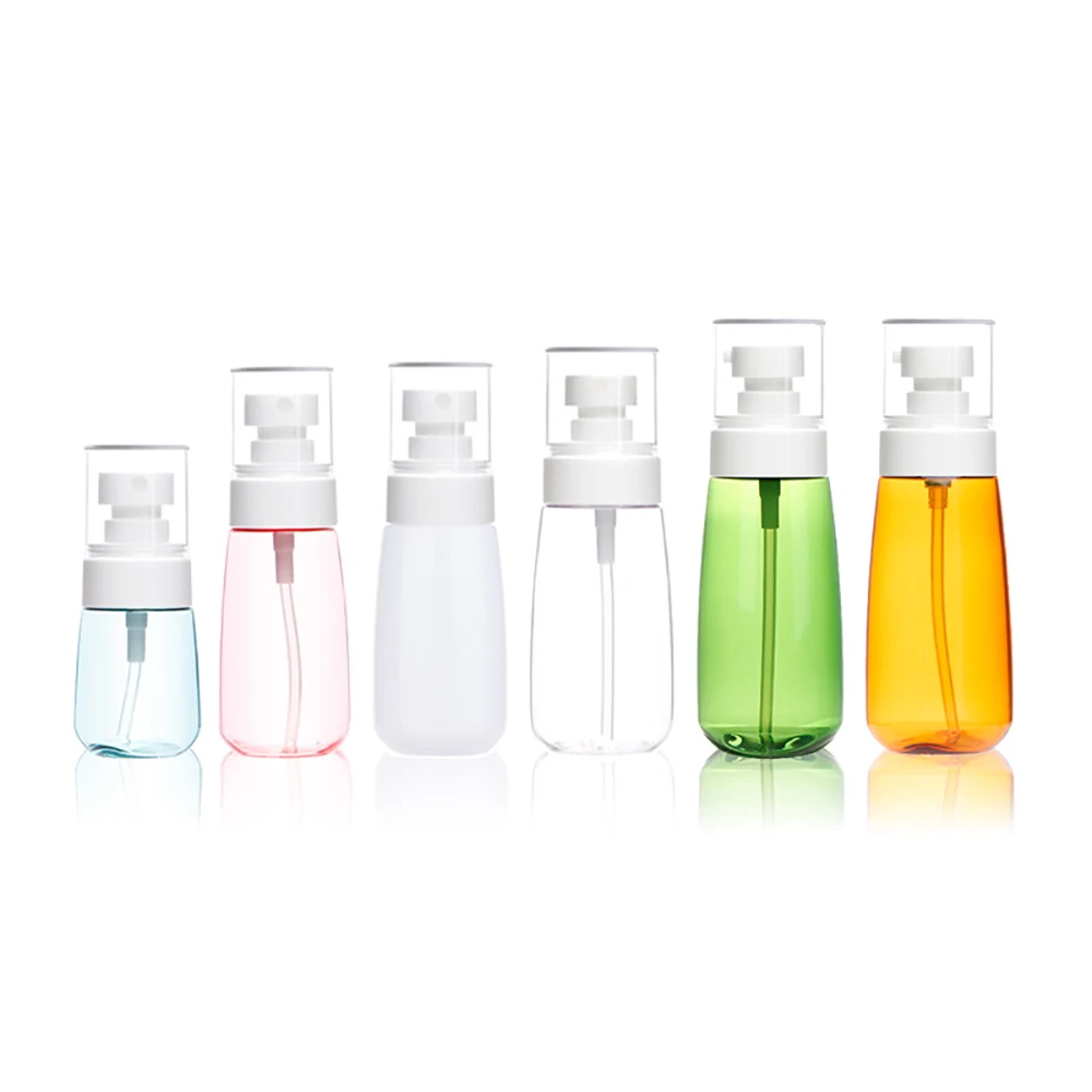 

1 Pcs 30/60/80/100ml Portable Travel Sub-bottled Sunscreen Spray Bottle Transparent Perfume Container Cosmetic Accessories