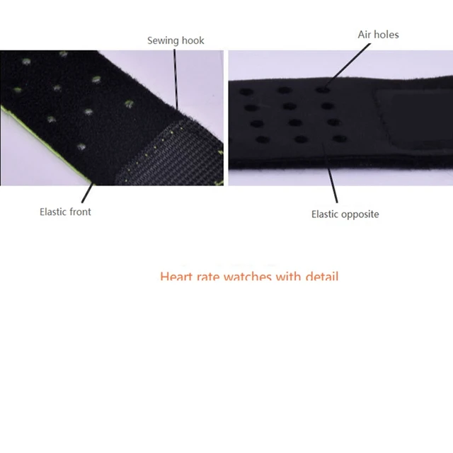 2 pces braçadeira de substituição ajustável e respirável banda de cinta  macia para monitor de freqüência cardíaca-wahoo - AliExpress