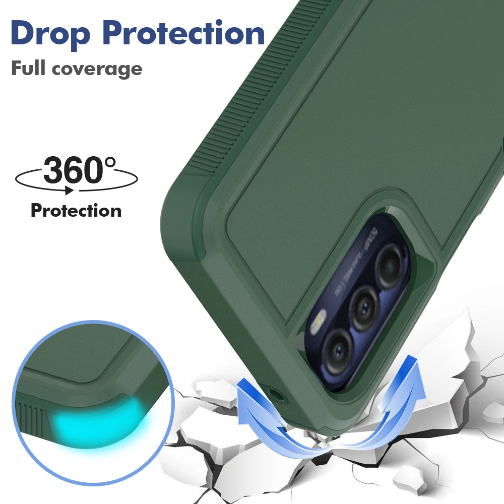 Dual Layer Shockproof Armor Phone Case - Enhanced Protection