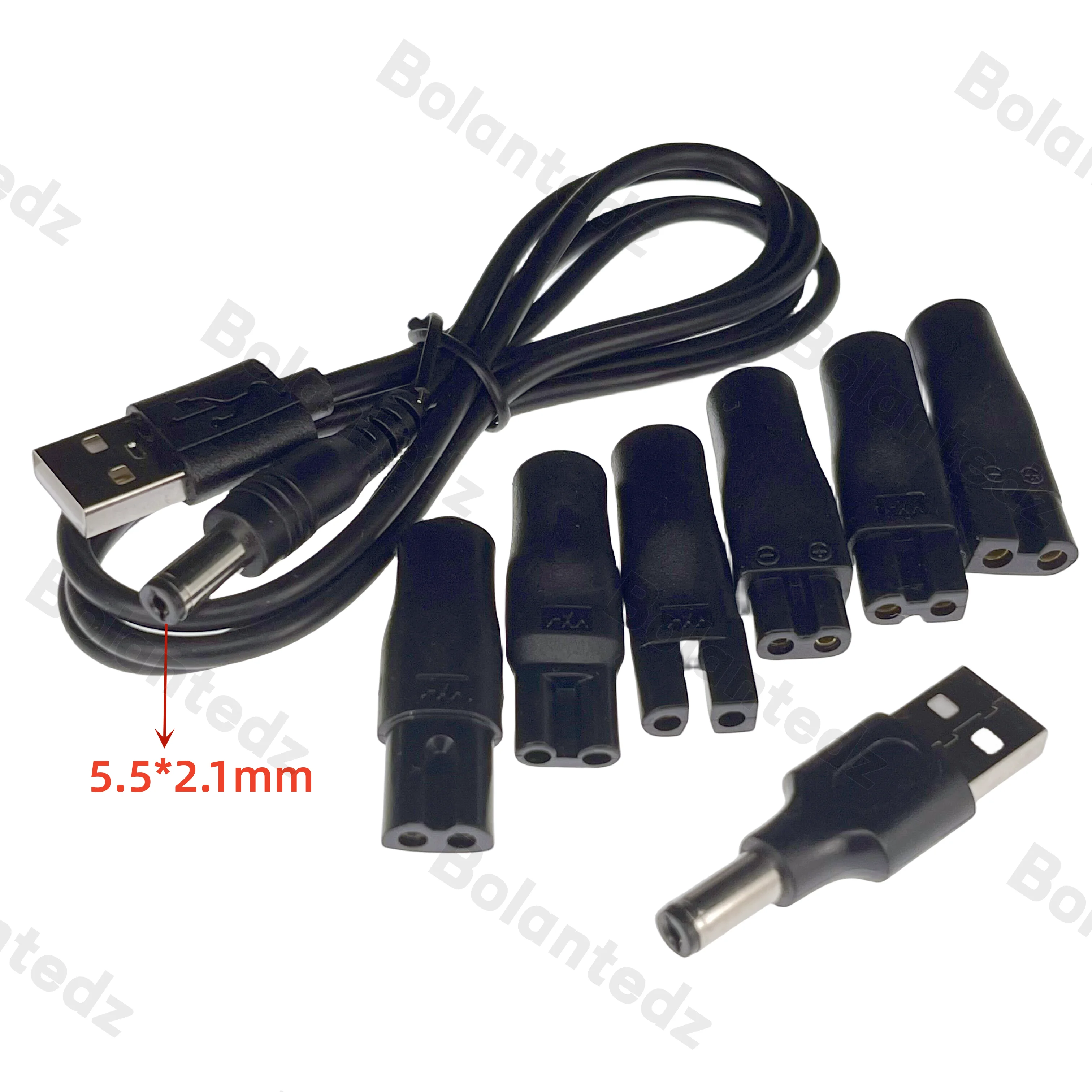 Adattatore Convertitore DC Per Rasoio Tagliacapelli DC 5.5mm X 2.1mm - Foto 4