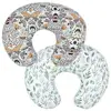 Stretchy Baby Nursing Pillow Cover Skin-friendly Replaceable Nursing Pillowcase Breathable U-Shaped 1