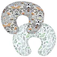 Stretchy Baby Nursing Pillow Cover Skin-friendly Replaceable Nursing Pillowcase Breathable U-Shaped 1