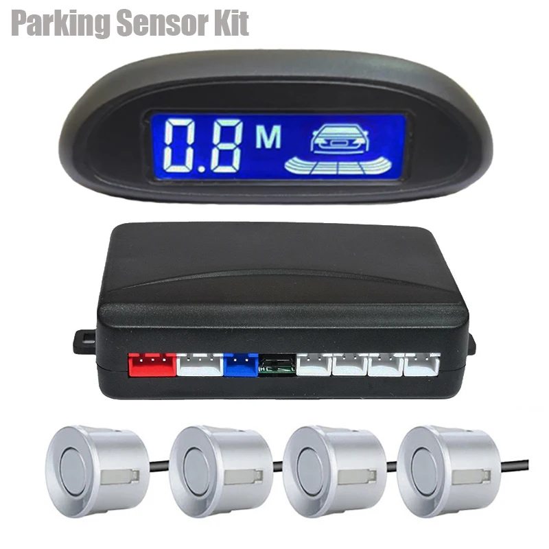 Multiple Radar Car Parktronic LED Parking Sensor Kit Radar Backlight Display Bac