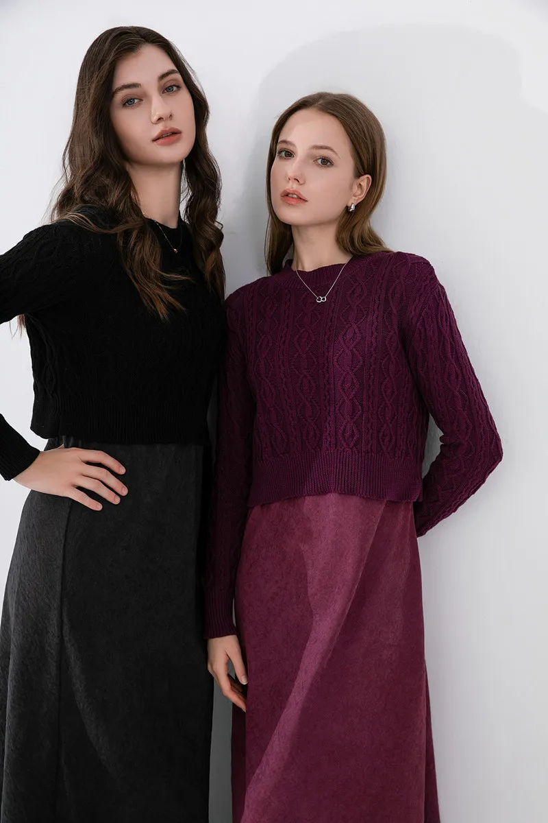 AS 2024 woman clothes short design Cable knitted tops + cupro Adjustable Strap dress ( Ship out in 1 day) 4