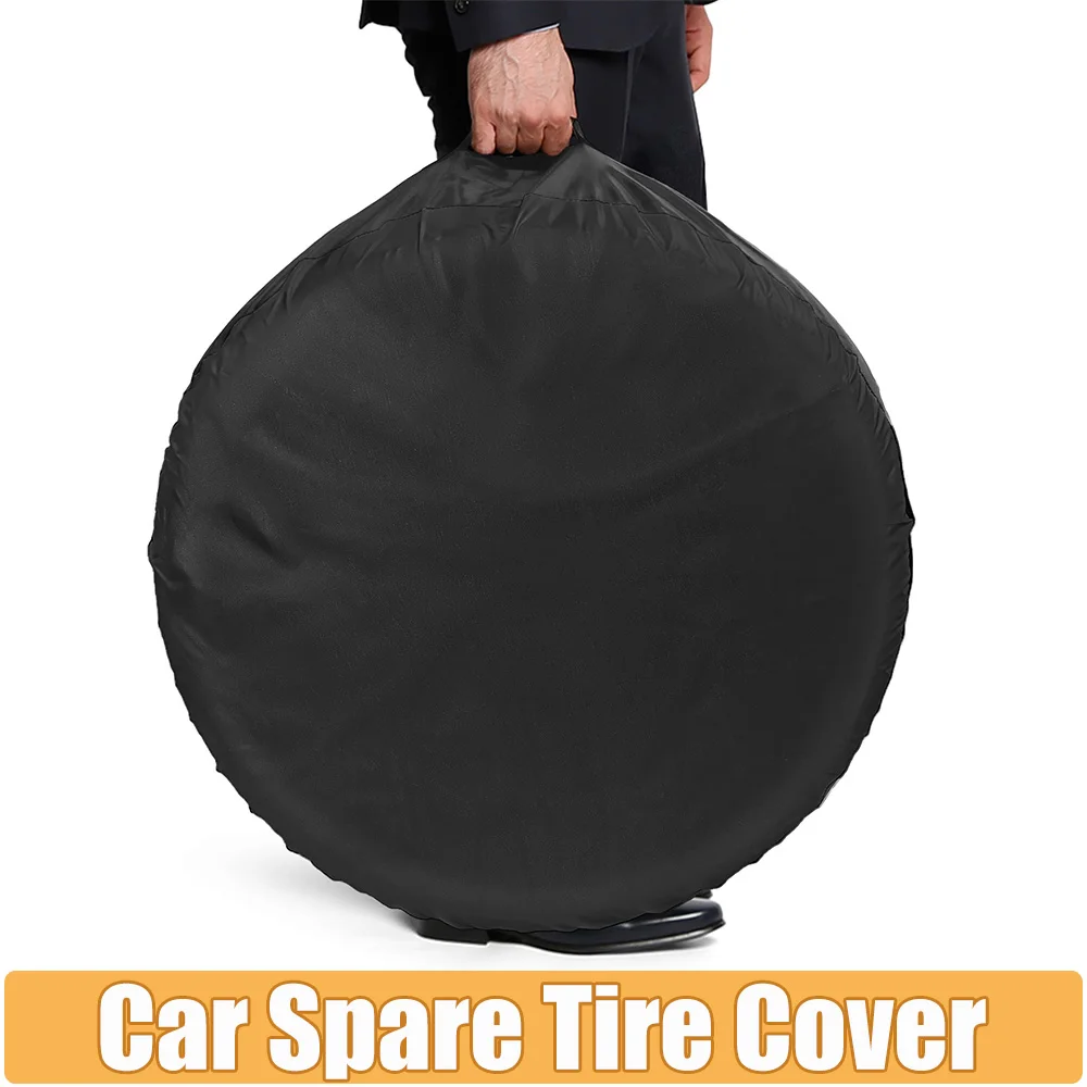 Car Spare Tire Cover 13-16 inch 16-20 inch Sunscreen Waterproof Dustproof Protective Tire Bag Film Tyre Spare Storage