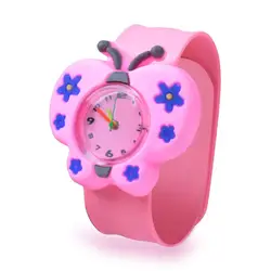 3D Cartoon Quartz Children's Wrist Watch - Fun & Stylish Gift (Butterfly)