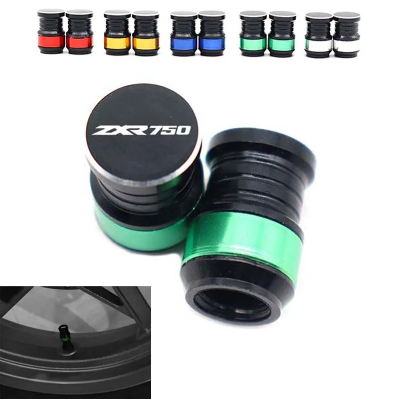 Zxr 750 Motocycles Wheel Tire Valve Stem Caps Cover Air Valve Cap Stem Cover For Kawasaki Zxr750 2022 2021 2020 2019 2018