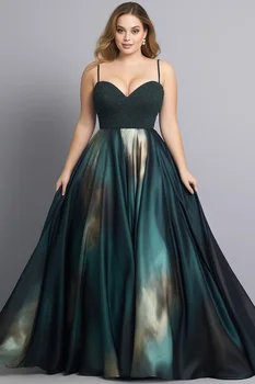 Plus Size Wedding Guest Cami Maxi Dress Satin Sparkly