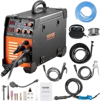 MIG Welder, 3 in 1 270 Amp Welding Machine with IGBT DC Inverter, LCD Digital Display, Welder Torch and Welding Wire 1