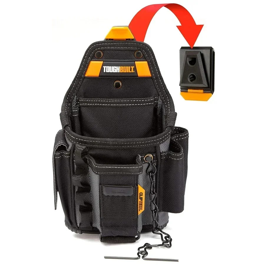 Electricians Pouch for Tool Belt 13 Pockets and Loops ToughBuilt TB-CT-34