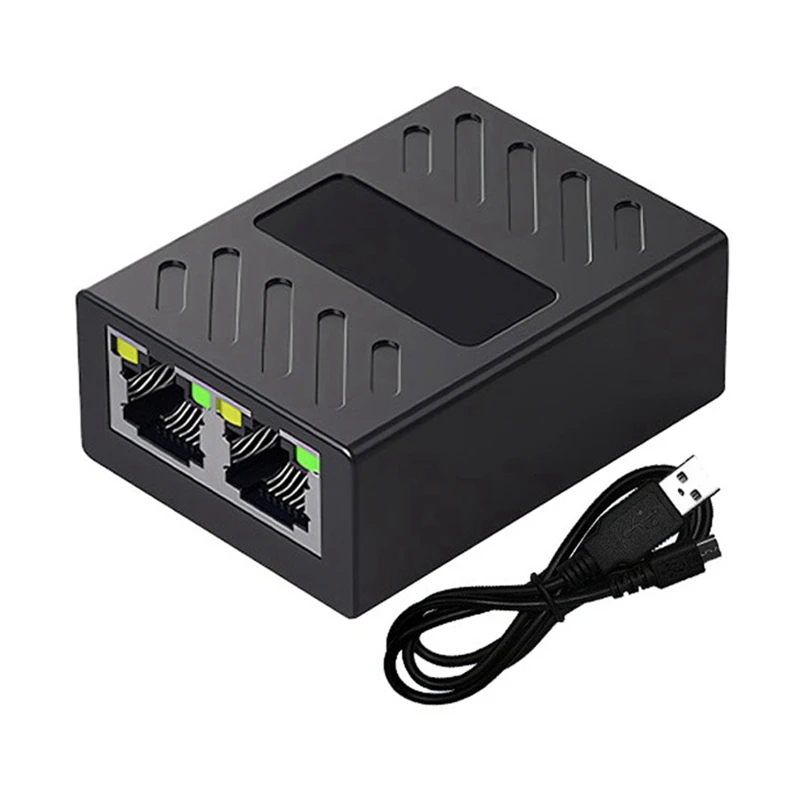 1 ถึง 2 สายเคเบิลอีเธอร์เน็ตเครือข่าย RJ45 Splitter 100M Coupler Connector Extension Adapter สำหรับสายเราเตอร์คอมพิวเตอร์ ราคา 12,890 บาท*ส่งฟรี
